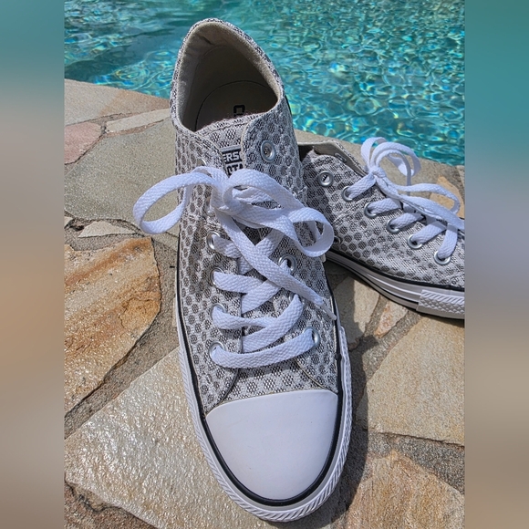 Converse Womens CTAS Gray And White Madison OX Sneakers Size 8 - Picture 7 of 10